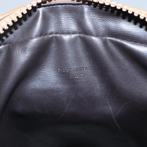 CELINE Macadam Canvas Shoulder Bag PVC Beige Gold - Picture 15 of 16